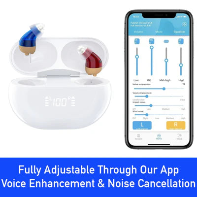 Micro CIC Hearing Aids (App Controlled)